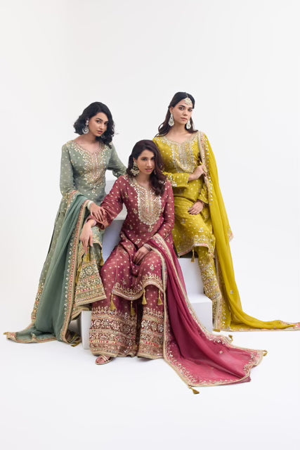 Dreamy Straight Cut Sharara Set